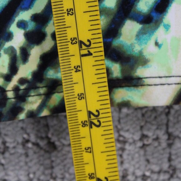 It Figures Swim Top Womens Size 8 Multicolor Leopard All Over Print Sleeveless - Picture 9 of 9